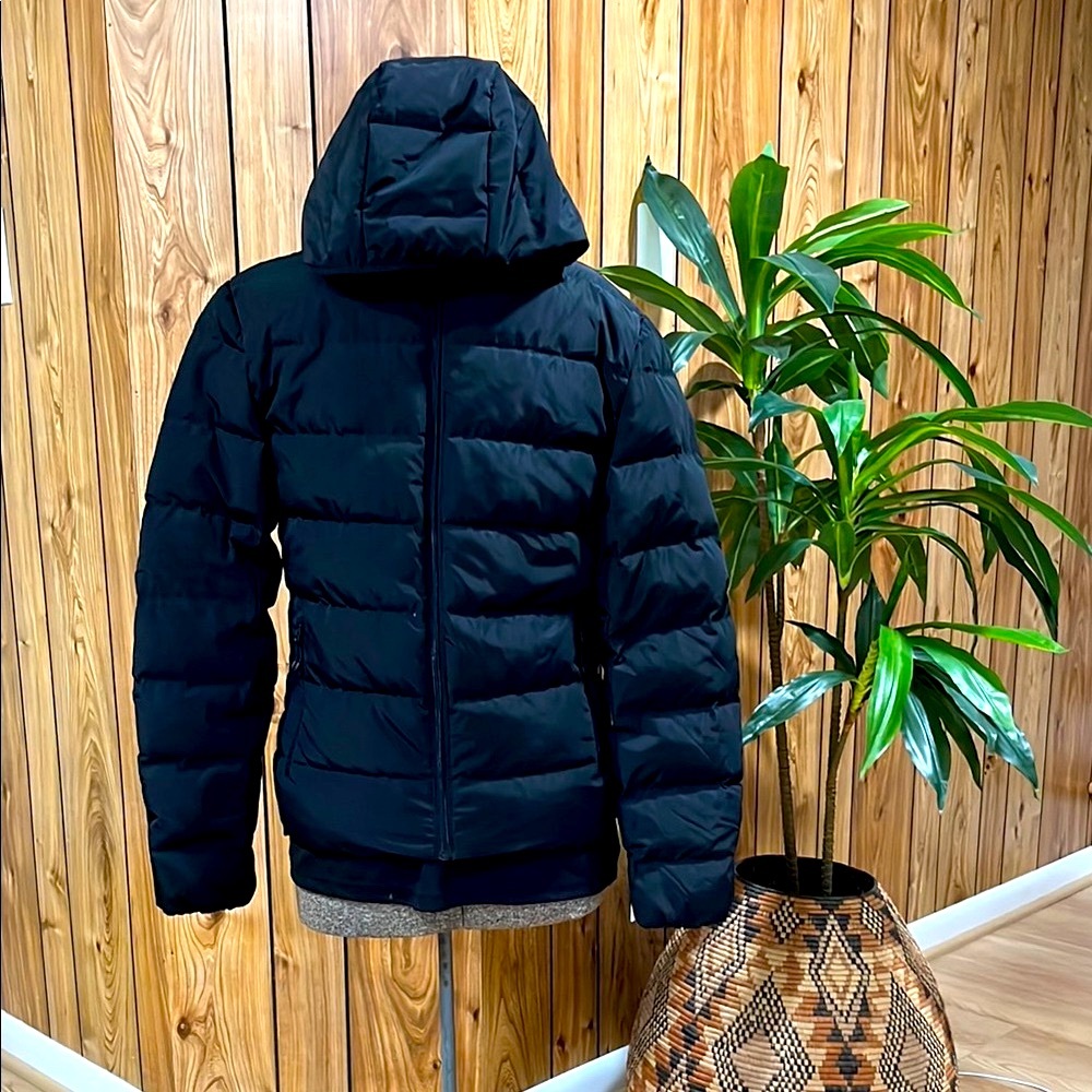 GOODFELLOW & CO - Black Hooded Puffer Jacket